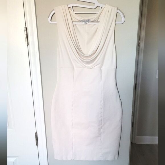 Tempo Paris Off white cowl neck dress Size M - Picture 2 of 12